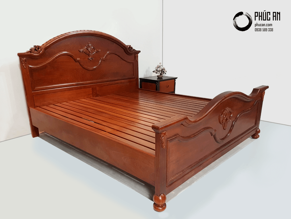 Giường ngủ gỗ Căm Xe mẫu Lina 1m6x2m đẹp 2024:
Trải nghiệm giấc ngủ êm đềm trên mẫu giường ngủ gỗ Căm Xe mẫu Lina 1m6x2m đẹp mới nhất năm